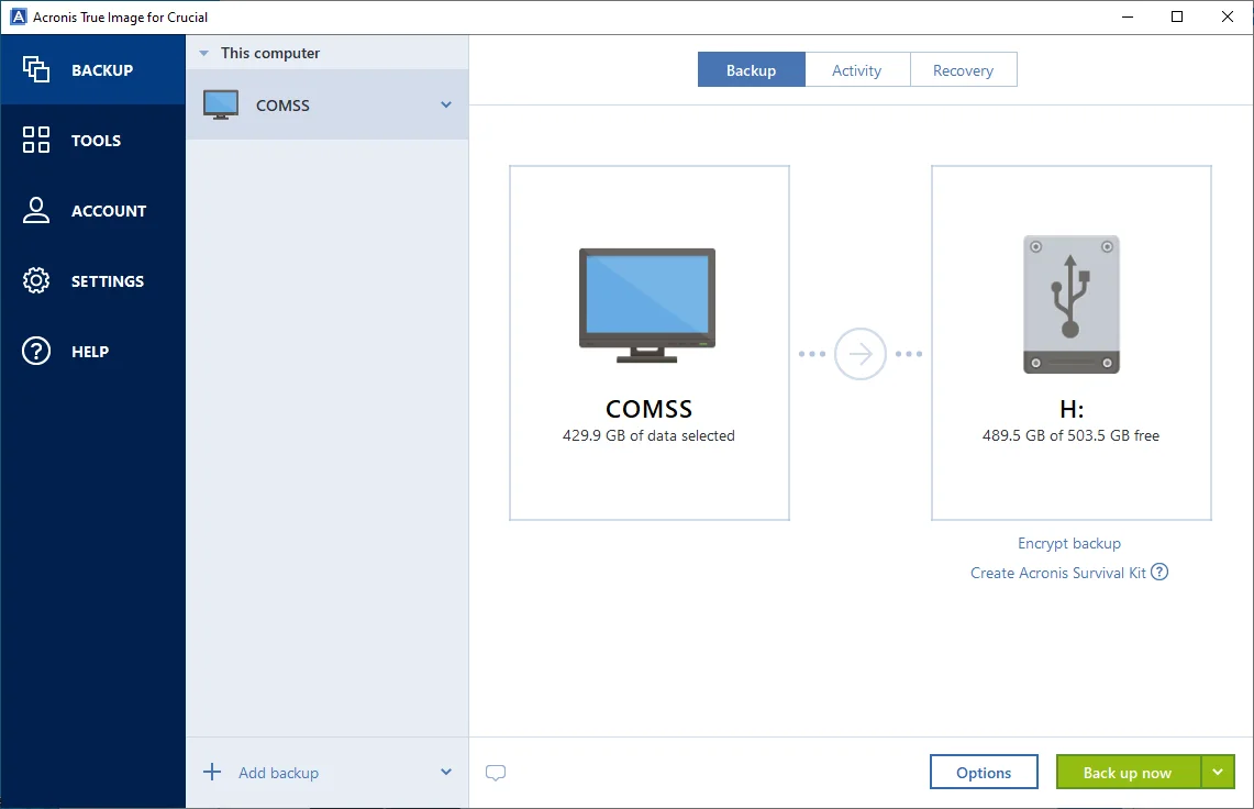 Acronis True Image for Crucial
