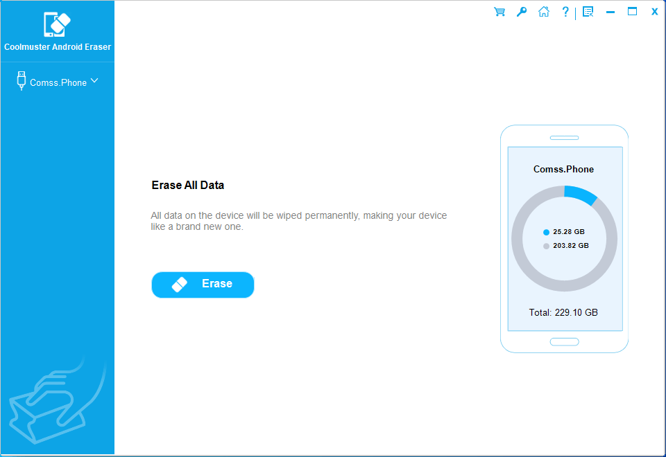 Бесплатная лицензия Coolmuster Android Eraser для Windows