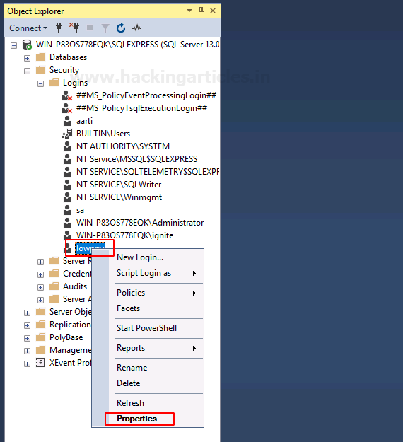 Тестирование на проникновение MSSQL