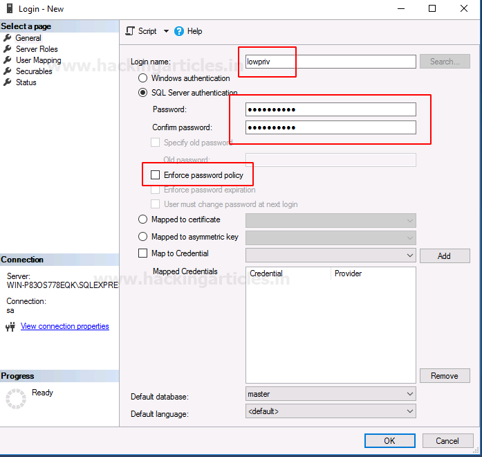 Тестирование на проникновение MSSQL