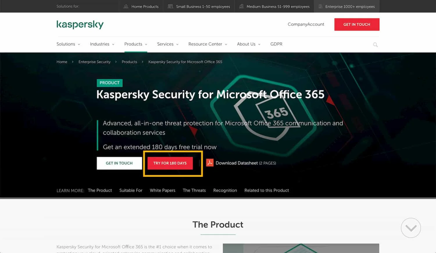 Kaspersky Security для Microsoft Office 365