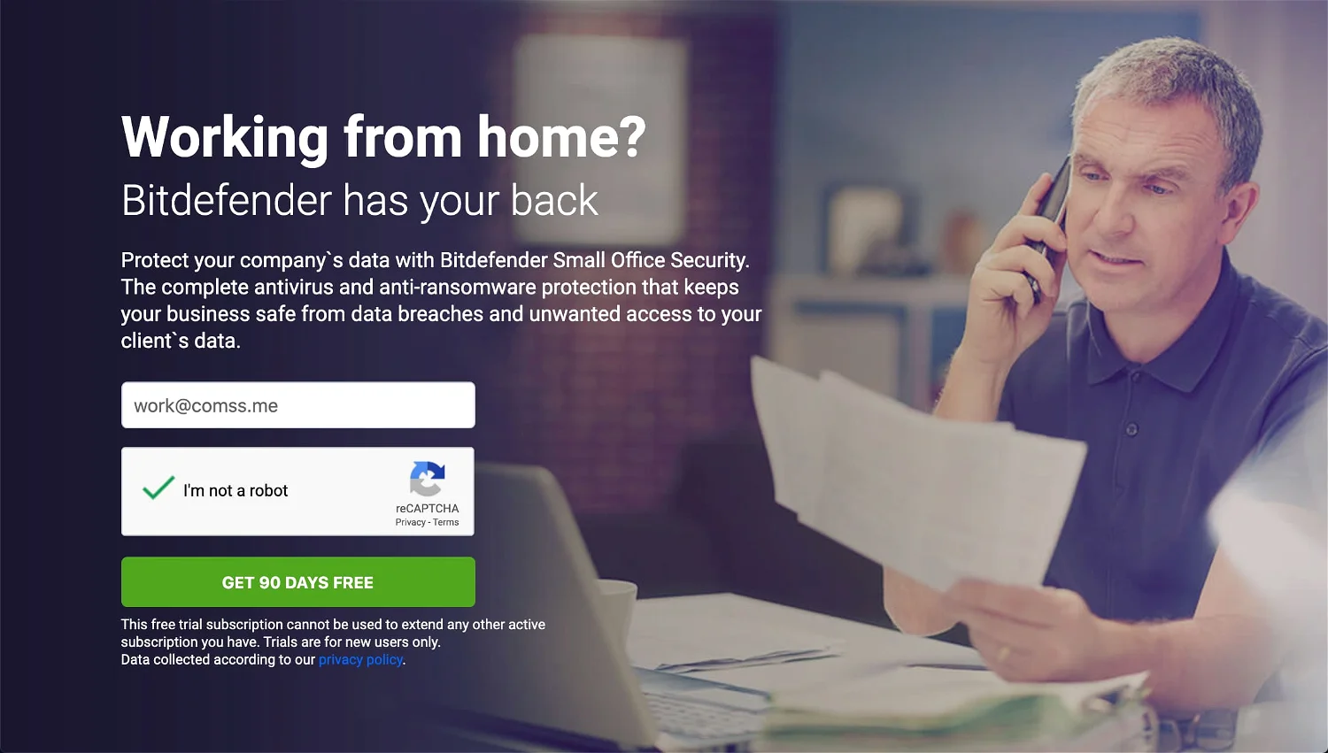 Bitdefender Small Office Security на 3 месяца бесплатно