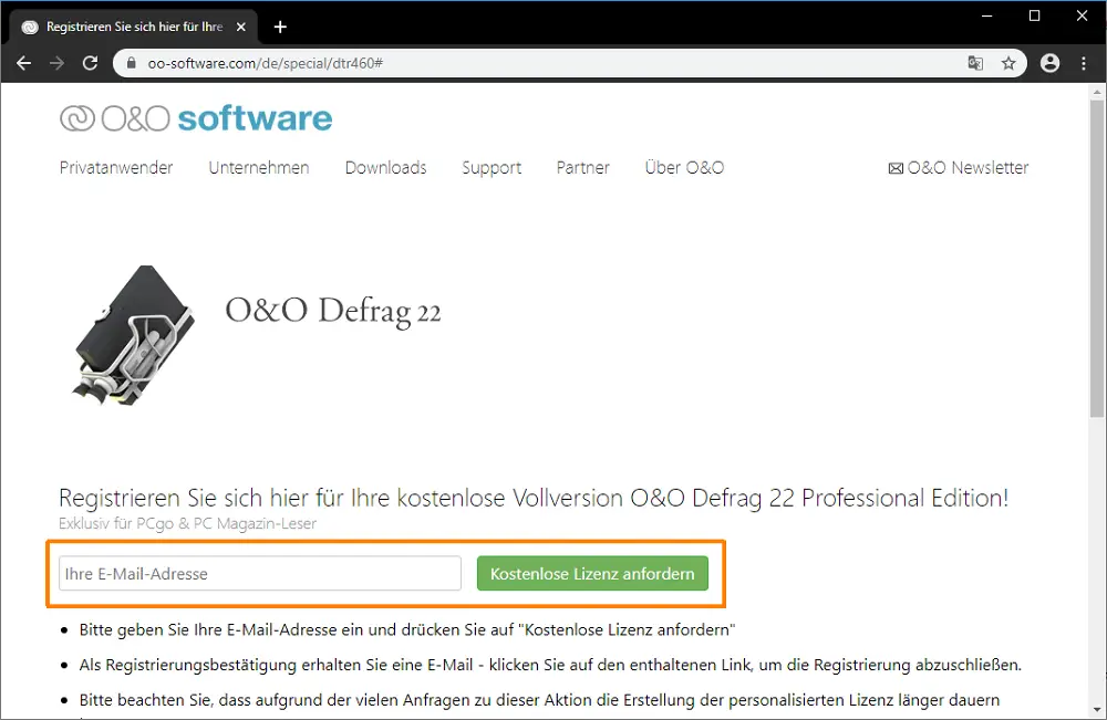 O&O Defrag 22 Professional – бесплатная лицензия