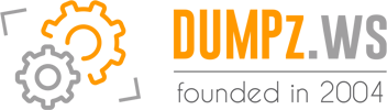 DUMPz.ws - старейший компьютерный форум (c) 2004-2022